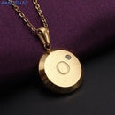 Letter Pendant Necklace; O; Alphabet:  Free Shipping and Incredible Discounts; Limited Stock; Buy Now; vibe houses