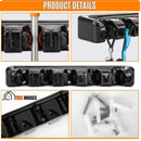 Broom holder. Multifunctional. Product details in Zoom; vibe houses