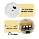 Full Moon, 3D lampshade; Switch, On and off; Three batteries electronic power supplies; battery no inclued; vibe houses