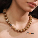 gold statement necklace