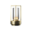 table lamp with LED light;  color gold; vibe houses