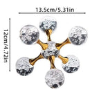 Crystal Ball Molecular; golden and transparent bubble; Size: 5,12 Inche -13cm *5,12 Inche -13cm *5,12 Inche -13cm; vibe houses