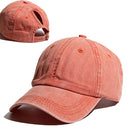 Adjustable Cap for Women for Ponytail; Color: Orange; Get Now!  Vibe Houses 49416027046200