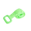 Luxurious and soft bath brush; Displayed curled; color green, order now, vibe houses