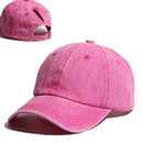 Adjustable Cap for Women for Ponytail; Color: Pink; Get now! Vibe Houses. 49416026849592