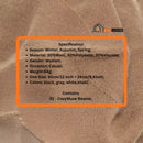 CozyMuse women's beanie. Specification, Season: Winter, Autumm, Spring; Material: 30%Wool, 50%Polyester, 20%Viscose; Gender: Women; Occasion: Casual; Weight:64g;
One Size: 30cm/12 inch + 24cm/9,4inch; Colors: black, gray, white, khaki; Contains, 01 cozymuse beanie, vibe houses