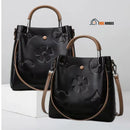 Shoulder bag - Urban Convenience; black color; Image with two bags together on a white table; vibe houses