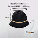 bucket hat from Vell. Head circumference, 54-58cm (21.26-22,83 Inch)- vibe houses