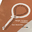 Necklace | Pearl necklace with crystal pendants. Size: 94cm/37in; Weight: 18.3g/pcs (0.64oz/pcs); vibe houses 