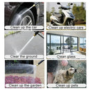 High Pressure Washer - Six images together demonstrate how the high pressure washer works. Cleans cars, motorcycles, windows, gardens and your pets. AquaFoam Pro by Vibe Houses.